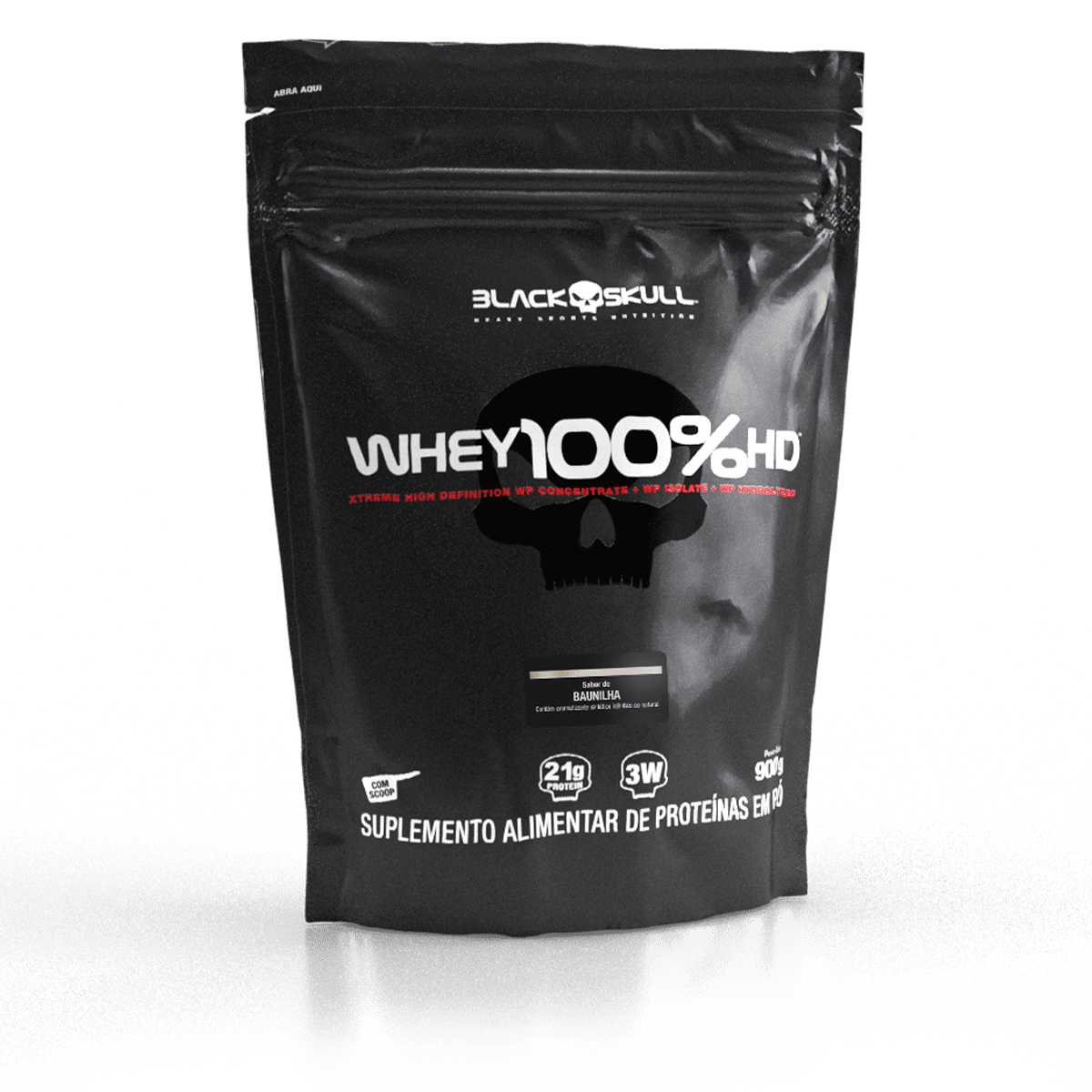 Whey 100% REFIL 900g - BLACK SkULL