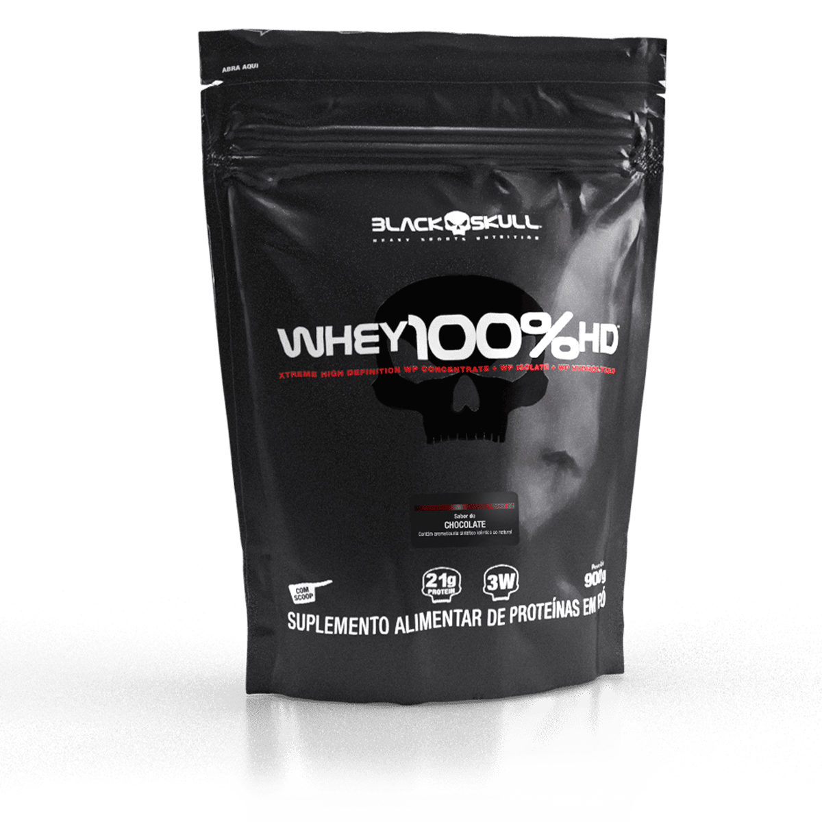 Whey 100% REFIL 900g - BLACK SkULL
