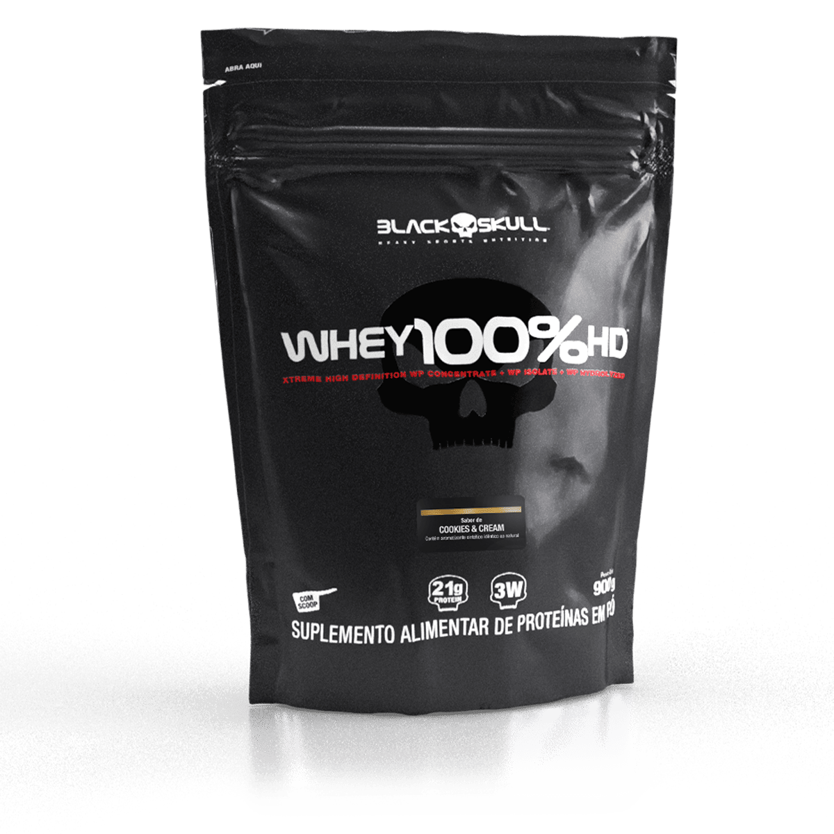 Whey 100% REFIL 900g - BLACK SkULL