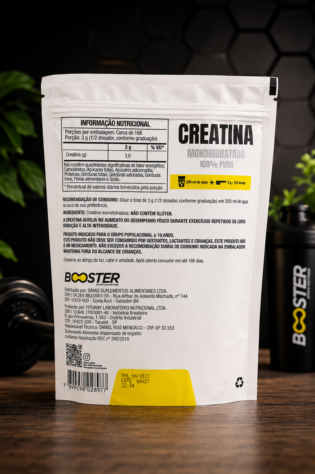 Creatina 500g Booster