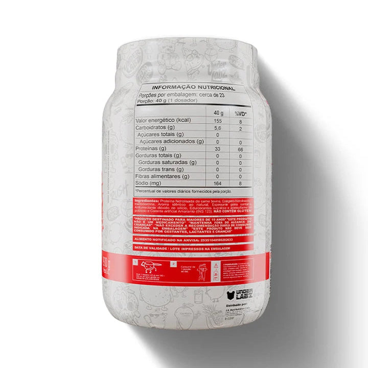 BEEF PROTEIN CRUSH MORANGO COM KIWI 910G
