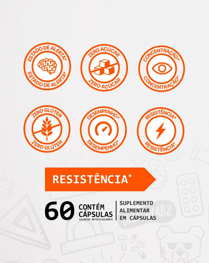 CAFEINA ANIDRA 60 CAPS CLINICAL SERIES