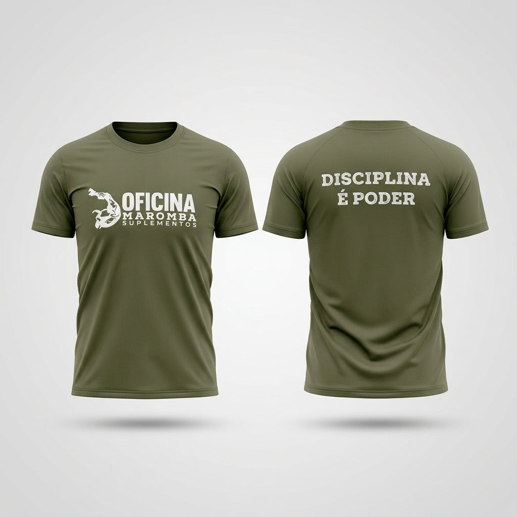 Camisa Oficina Maromba Verde Militar