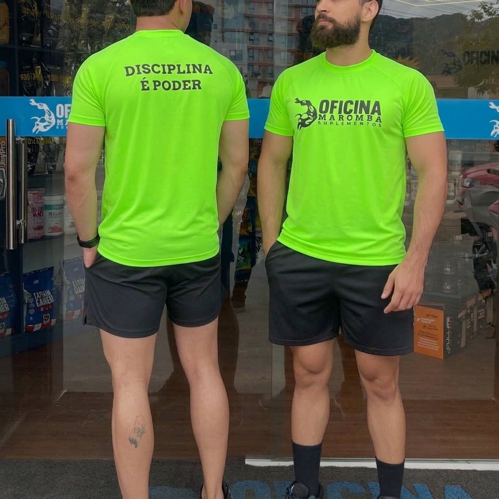 Camisa Oficina Maromba Verde Neon