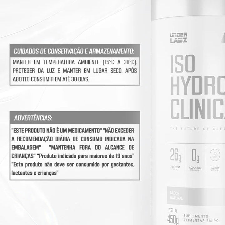 ISO HYDRO CLINICAL WHEY NATURAL 450G