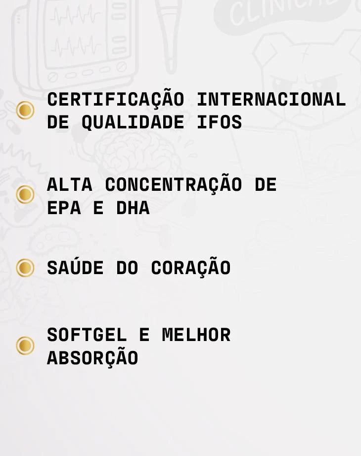 ÔMEGA 3 COM 120 CÁPSULAS - Under Labz