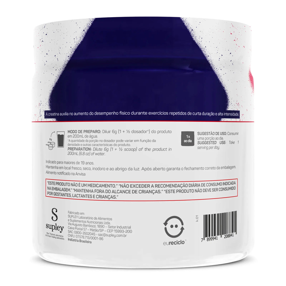 CREATINA 300g Sabor 7Belo — Max Titanium