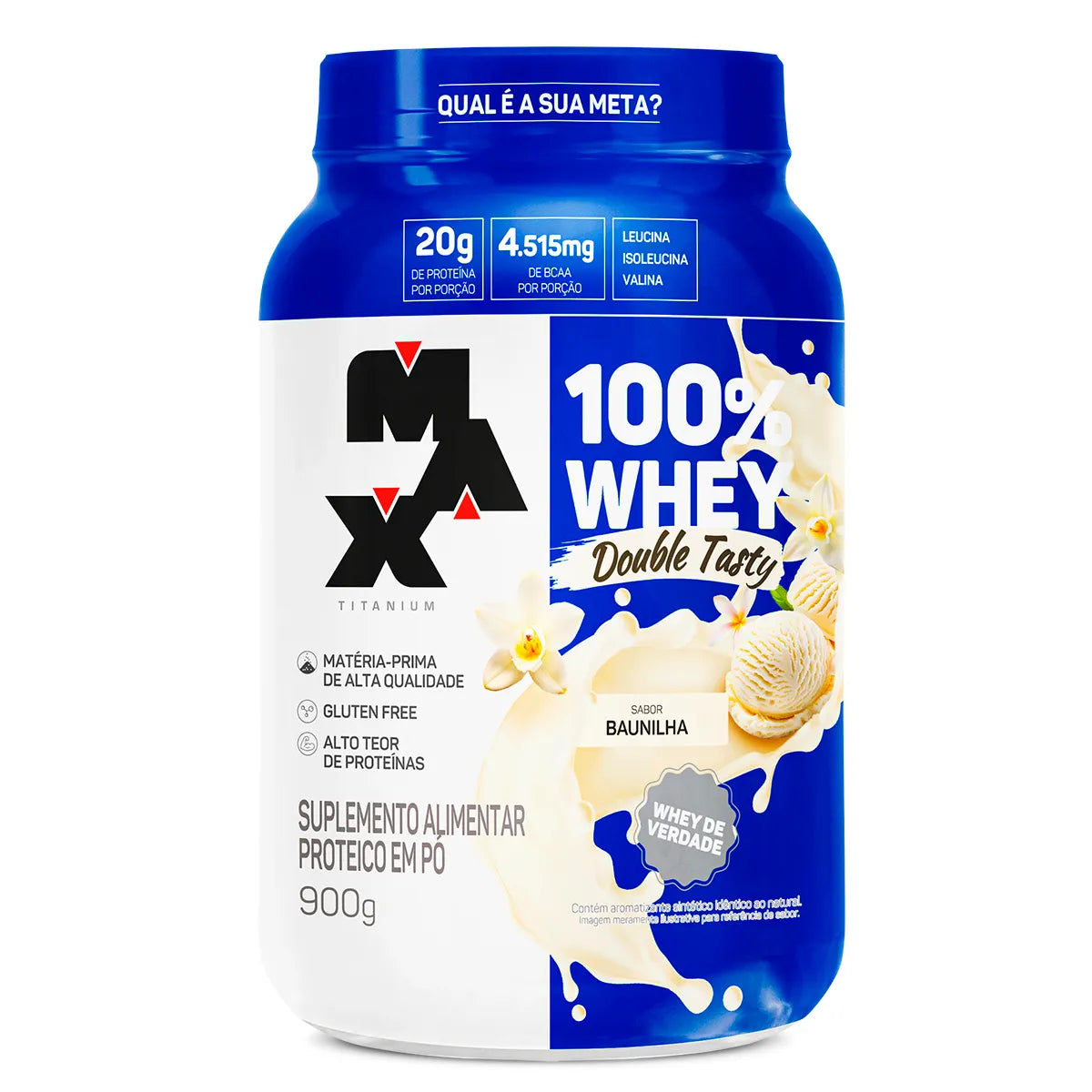 Whey 100% Double Tasty - Max Titanium