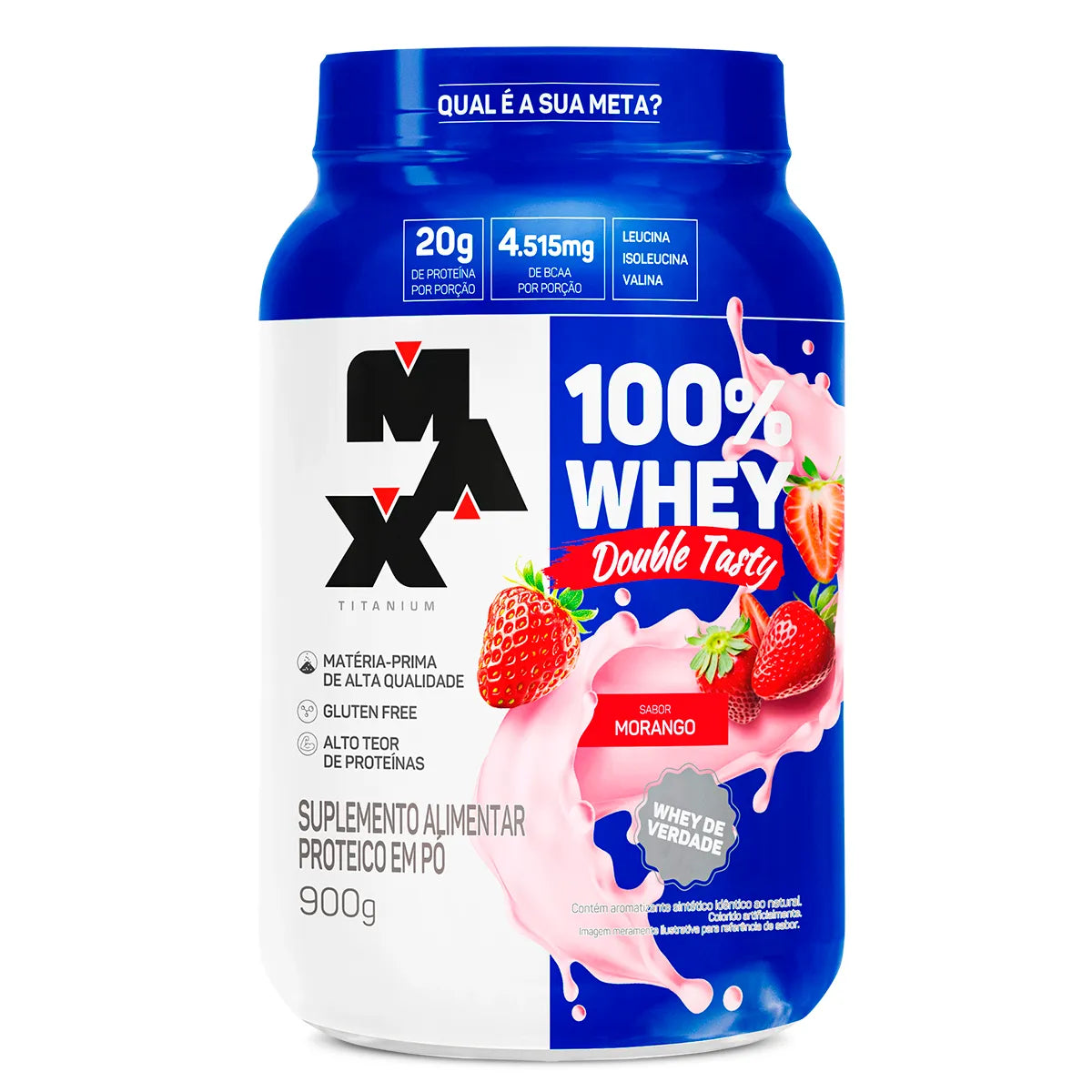 Whey 100% Double Tasty - Max Titanium