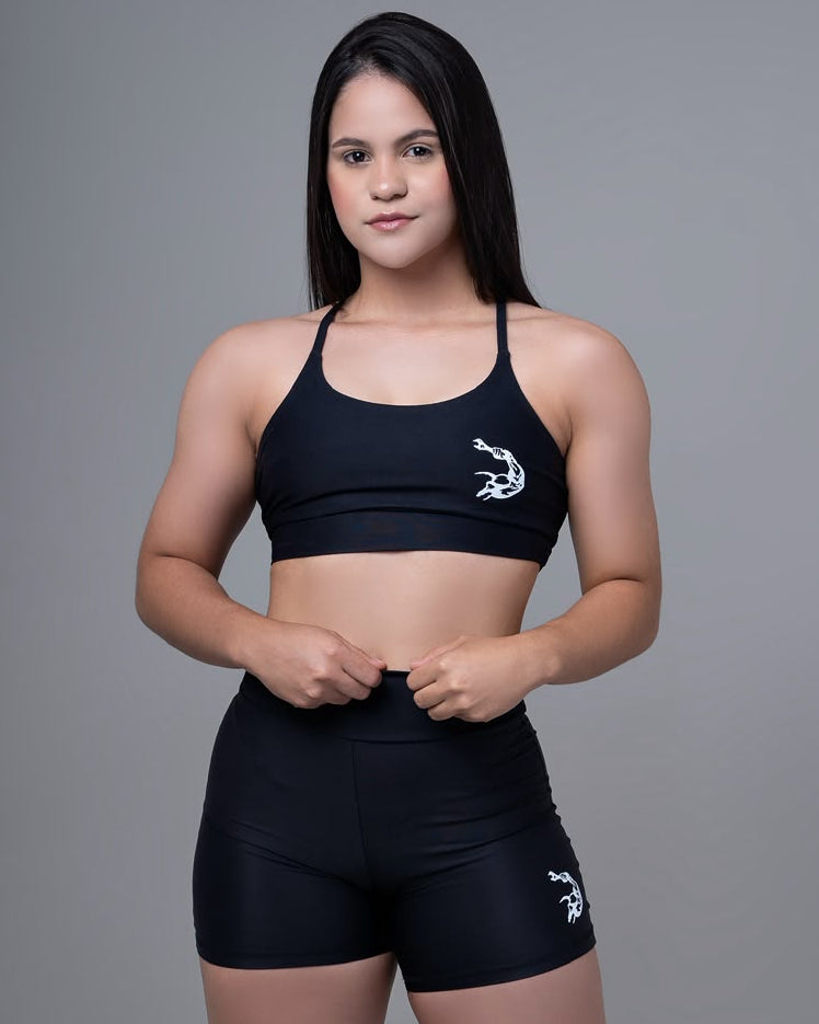 Conjunto Top - Short cor preta