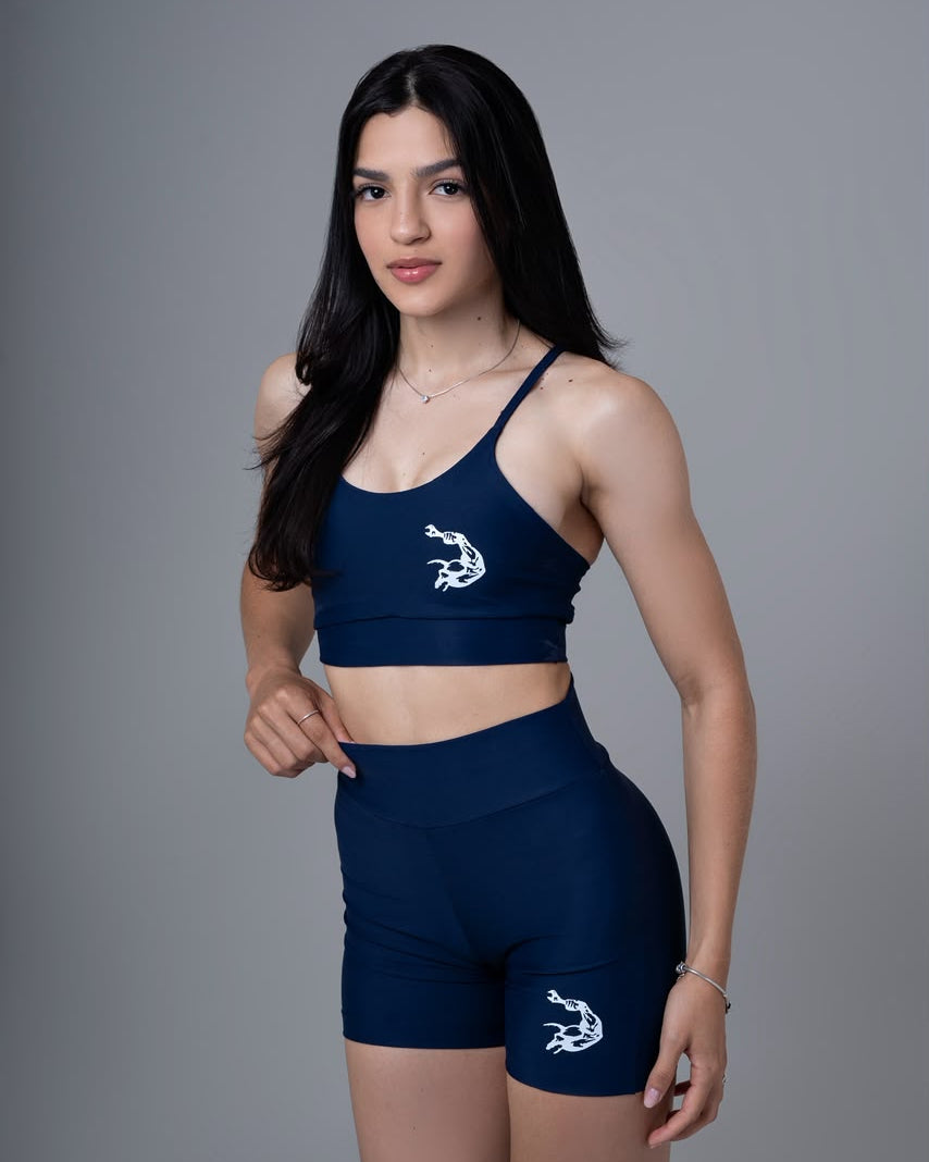 Conjunto Top e Short Azul marinho