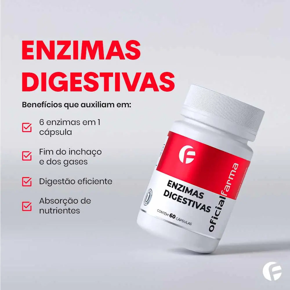 Enzimas Digestivas Oficial Farma 60 capsulas