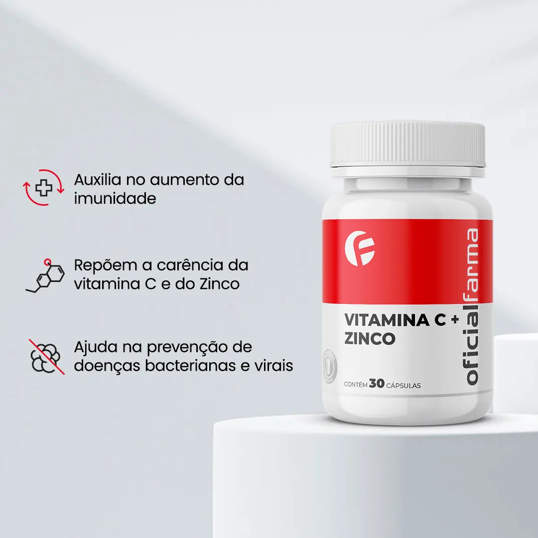 Vitamina C+Zinco Oficial Farma - 30 capsulas